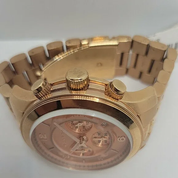 Michael Kors Runway MK8096 Men's Stainless Steel Analog Dial Quartz Watch AM657 - Picture 8 of 11